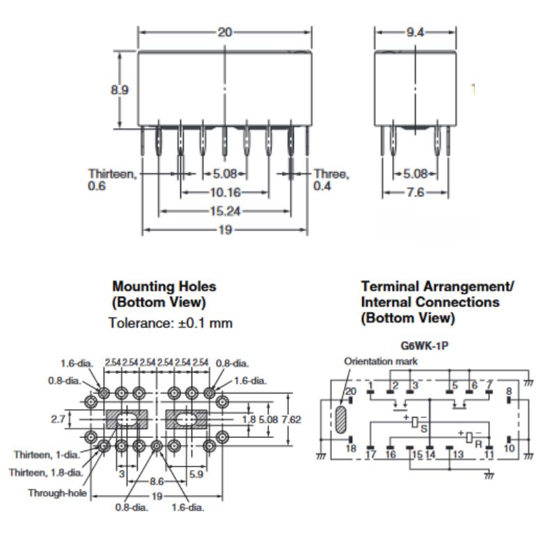 RELAY DC LATCHING 24V 6168